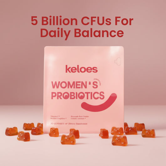 Keloes Women's Probiotics Balance Gummies